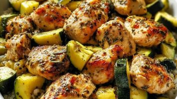 Baked Chicken and Zucchini