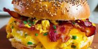 Breakfast Bagel Sandwich