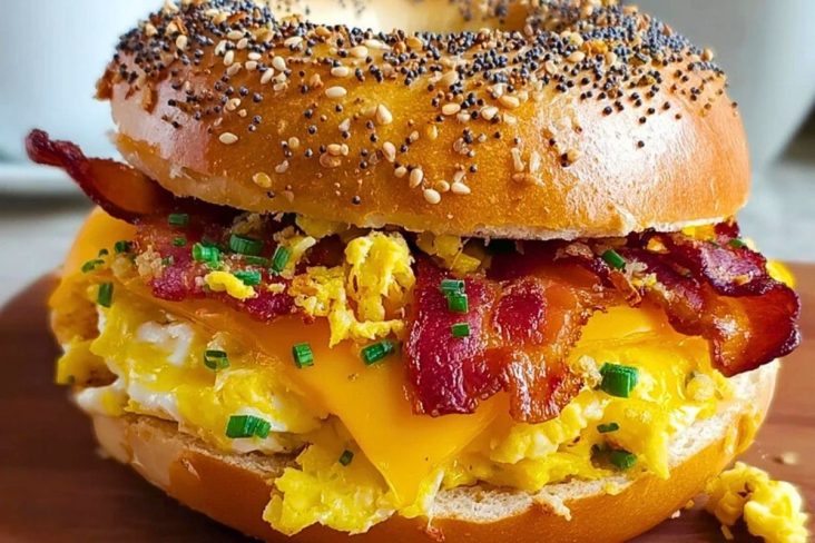 Breakfast Bagel Sandwich