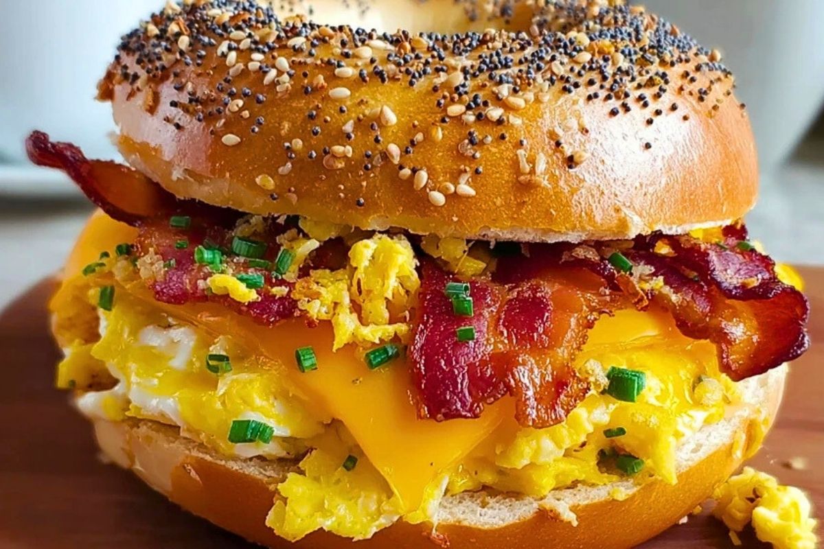 Breakfast Bagel Sandwich