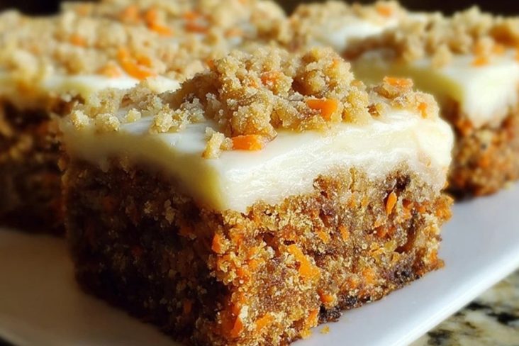 Carrot Cake Cream Cheese Bars