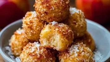 Cinnamon Apple Cottage Cheese Bites