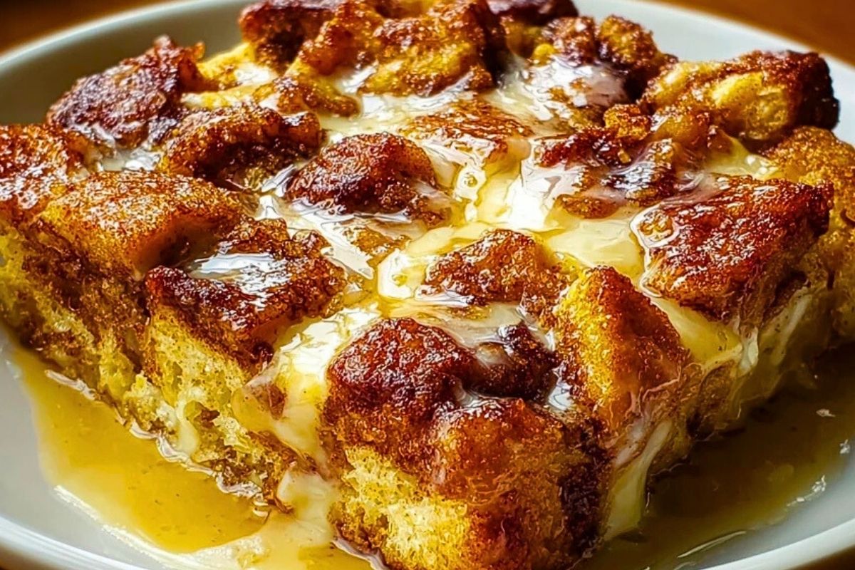 Cinnamon Roll Bread Pudding