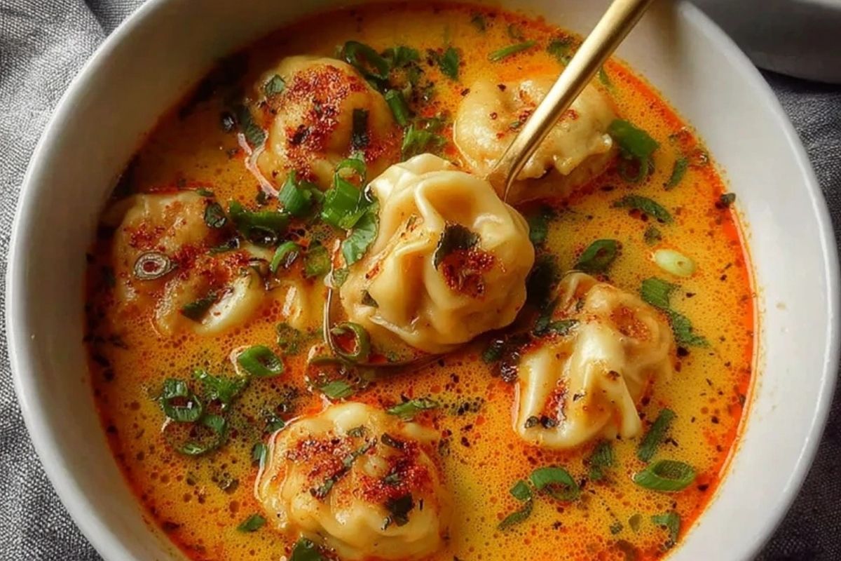 Coconut Curry Soup with Dumplings