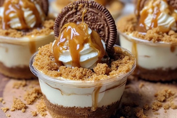 Cookie Butter Cheesecake Cups