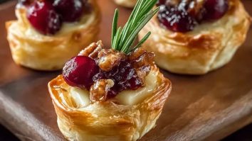 Cranberry Brie Bites