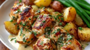 Garlic Parmesan Chicken and Potatoes