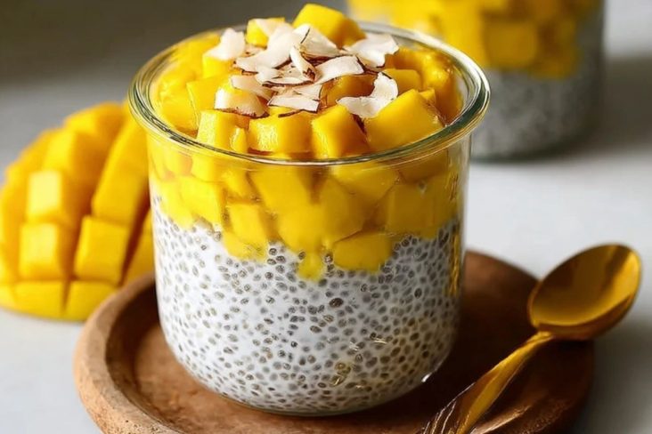 Mango Coconut Chia Pudding