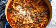 One Pot Lasagna Soup