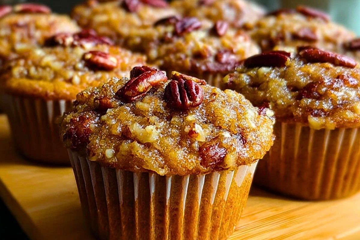Pecan Pie Brown Sugar Muffins