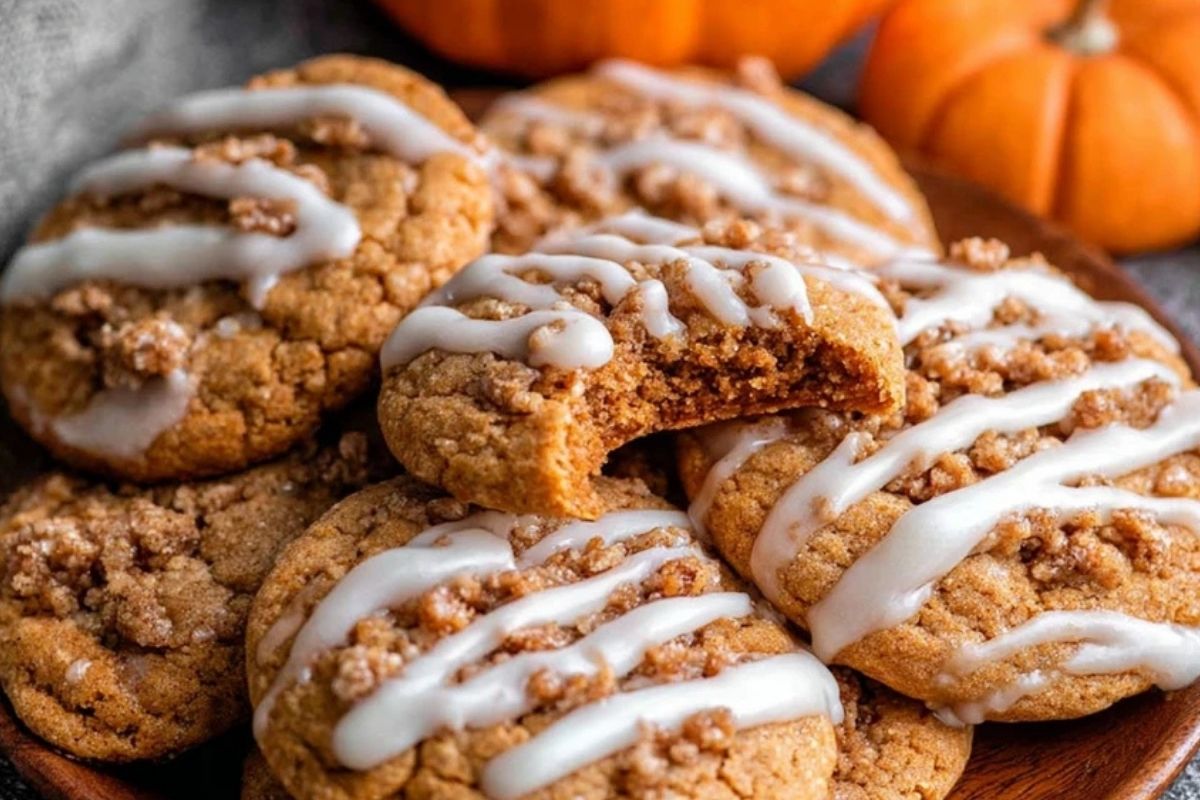 Pumpkin Coffee Cake Cookies