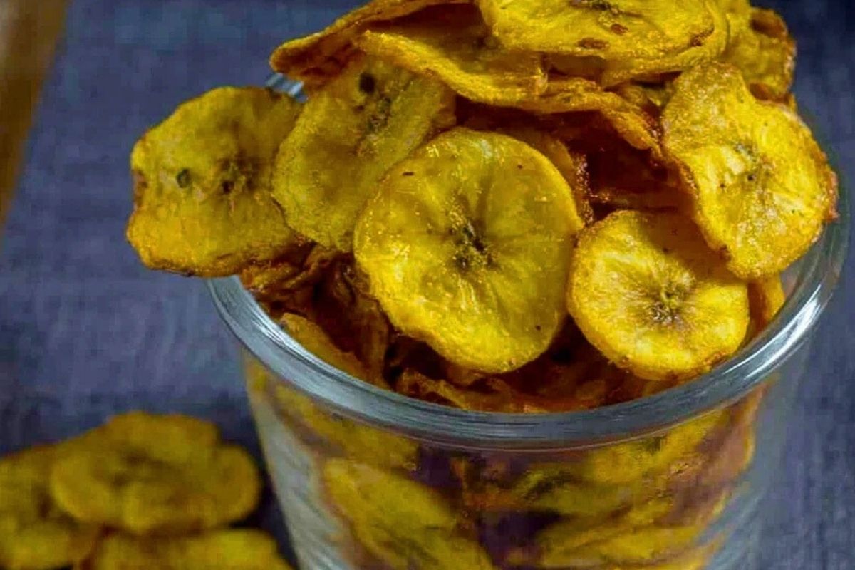 Air Fryer Banana Chips