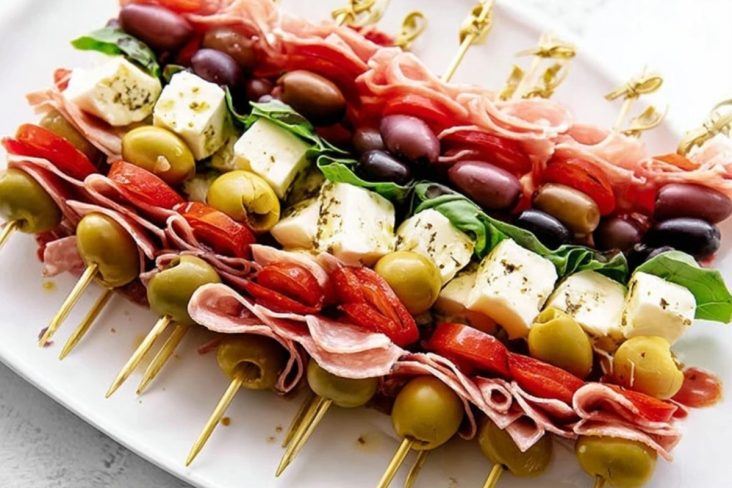 Antipasto Skewers Appetizer