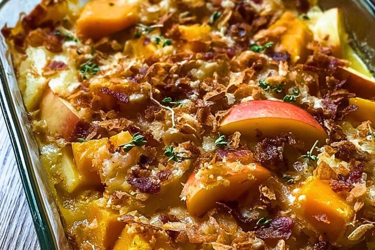 Apple Butternut Squash Casserole