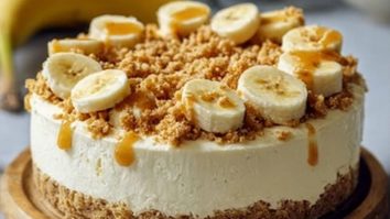 Banana Pudding Crunch Cheesecake