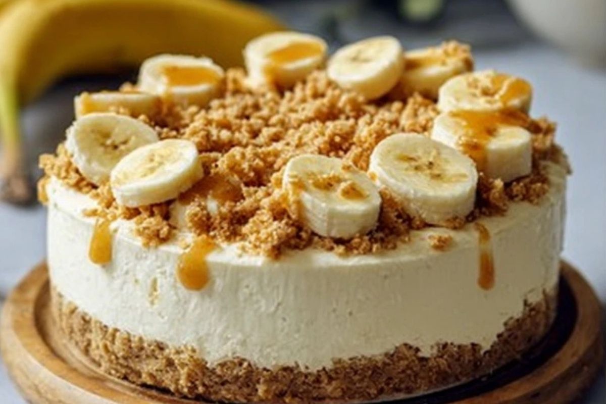 Banana Pudding Crunch Cheesecake