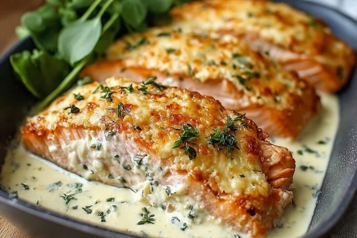 Boursin Baked Salmon