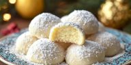 Bright Buttery Lemon Cream Snowball Cookies