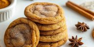 Brown Butter Pumpkin Snickerdoodle Cookies