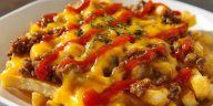 Cheeseburger French Fry Bake