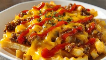 Cheeseburger French Fry Bake