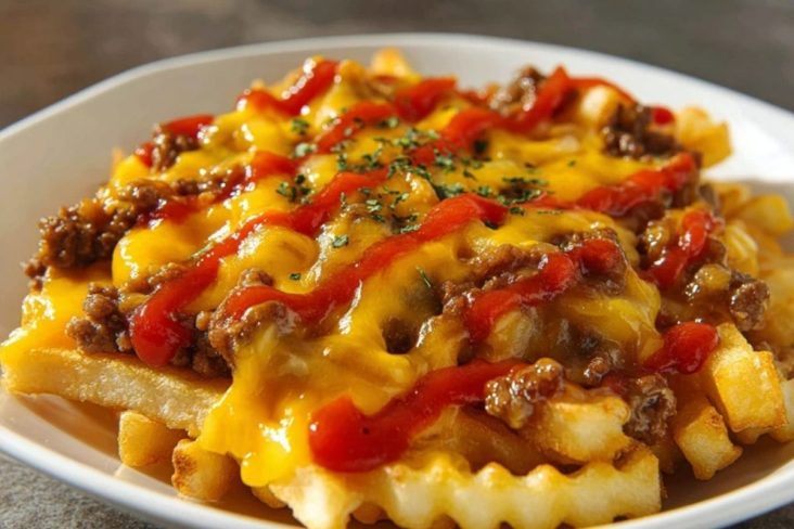 Cheeseburger French Fry Bake