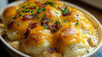 Chicken Bubble Biscuit Bake Casserole