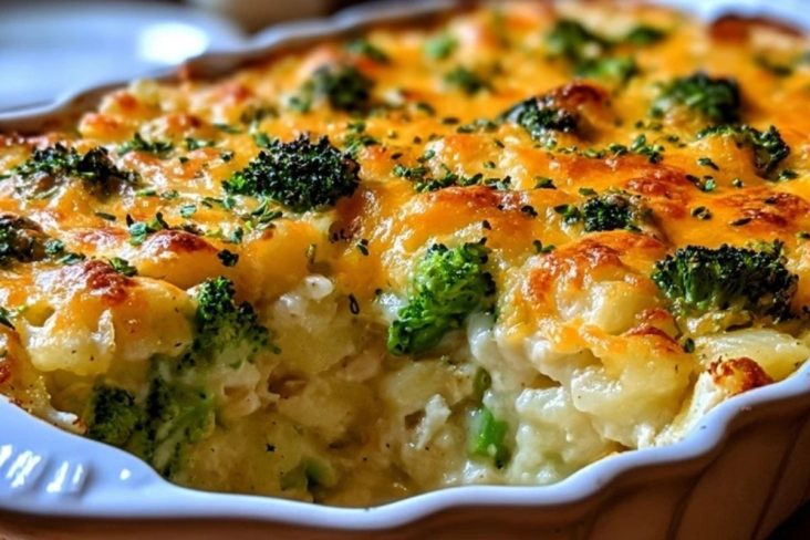 Chicken Potato Broccoli Casserole