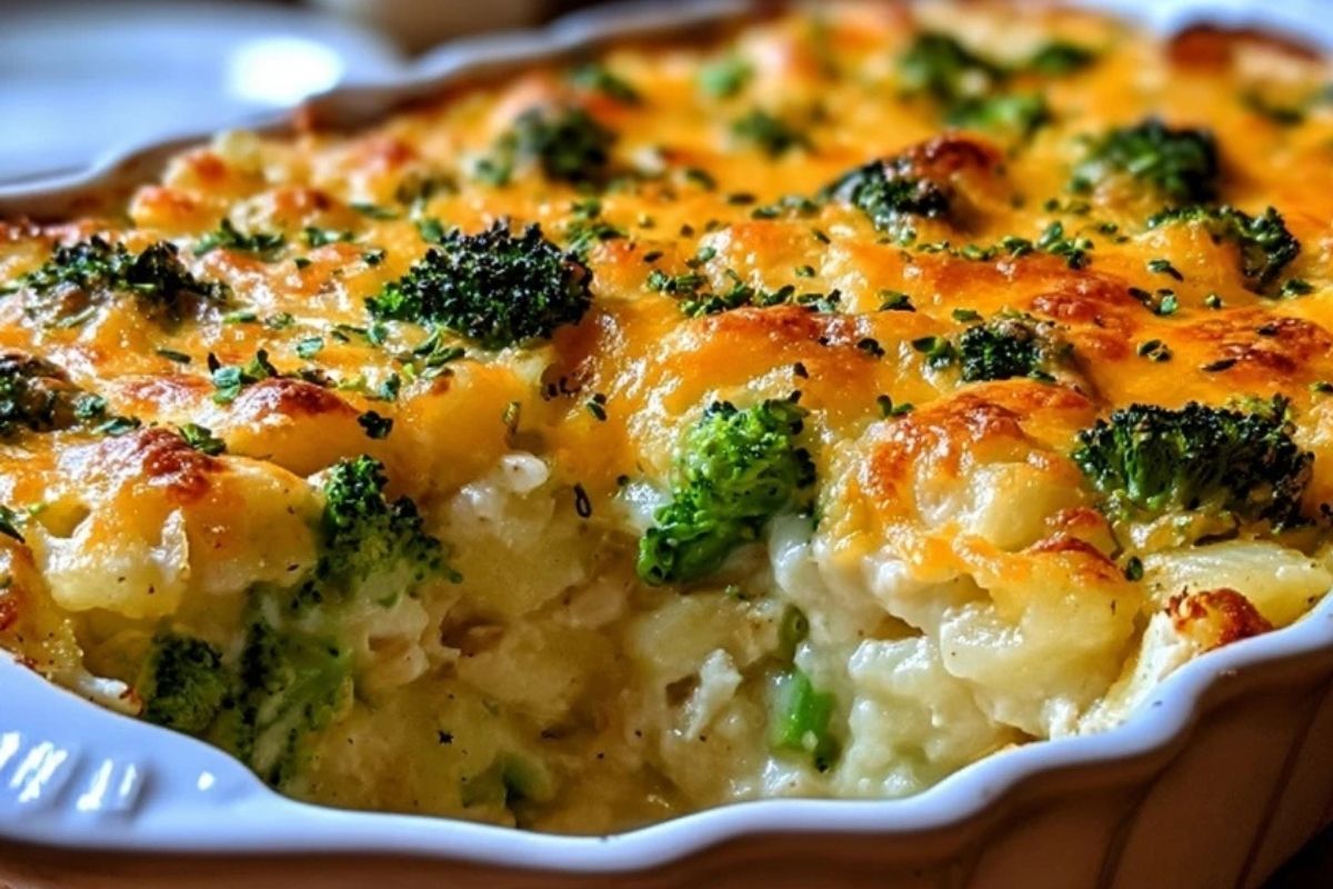 Chicken Potato Broccoli Casserole