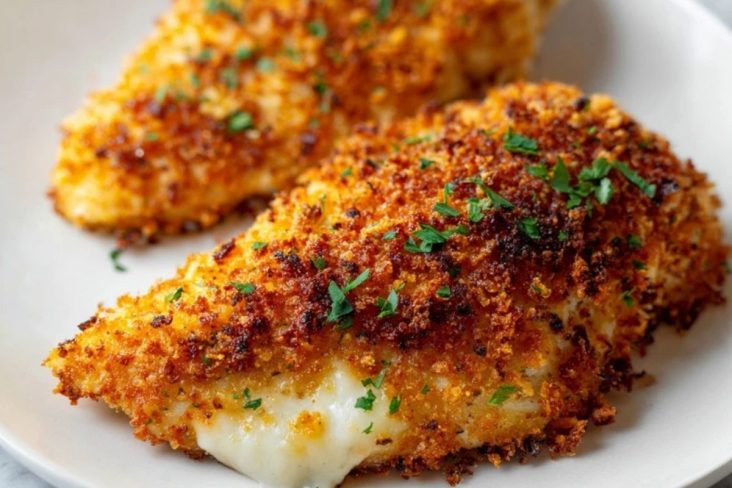 Copycat Longhorn Parmesan Crusted Chicken