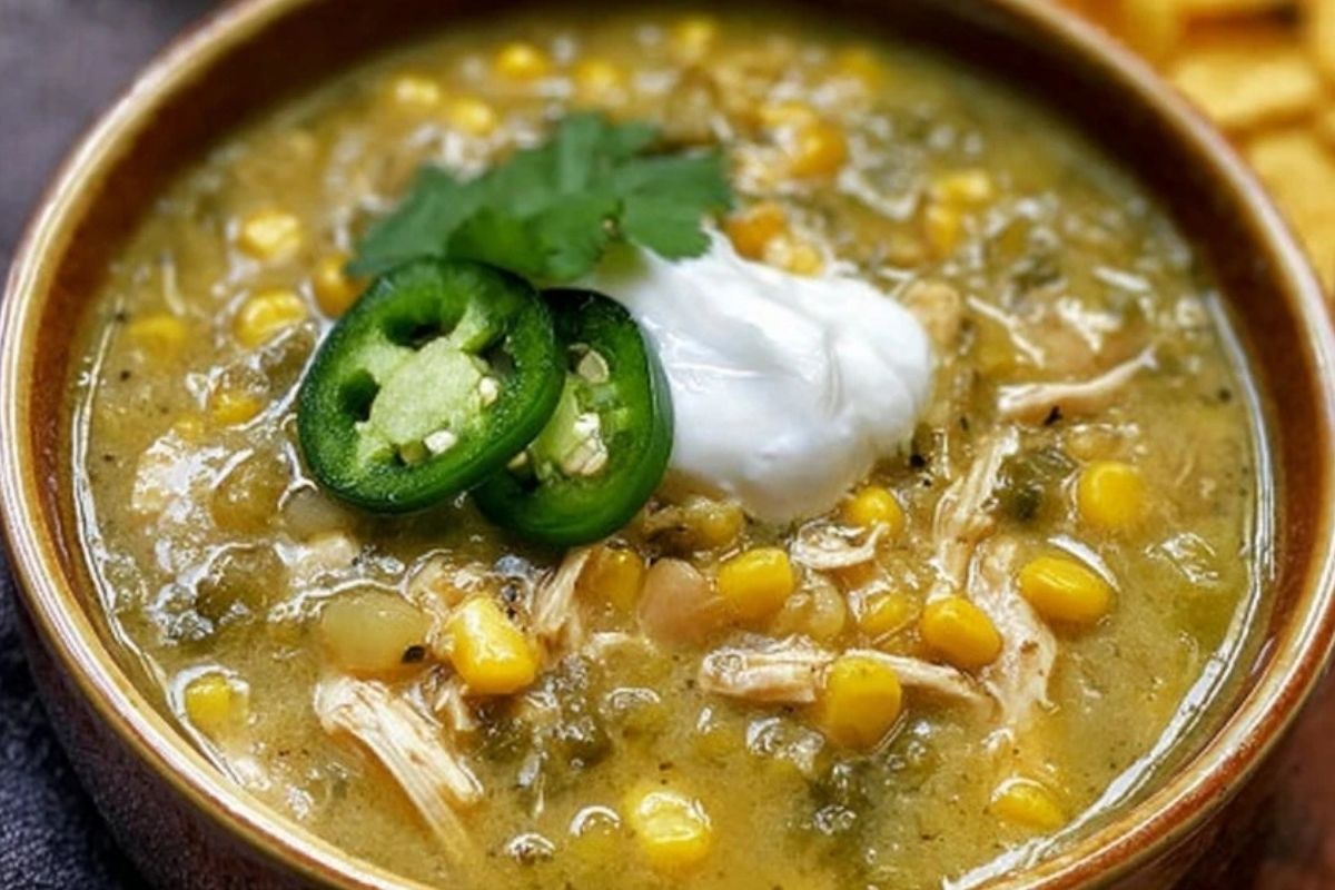 Creamy Green Chicken Chili
