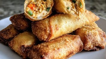 Crispy Air Fryer Chicken Egg Rolls