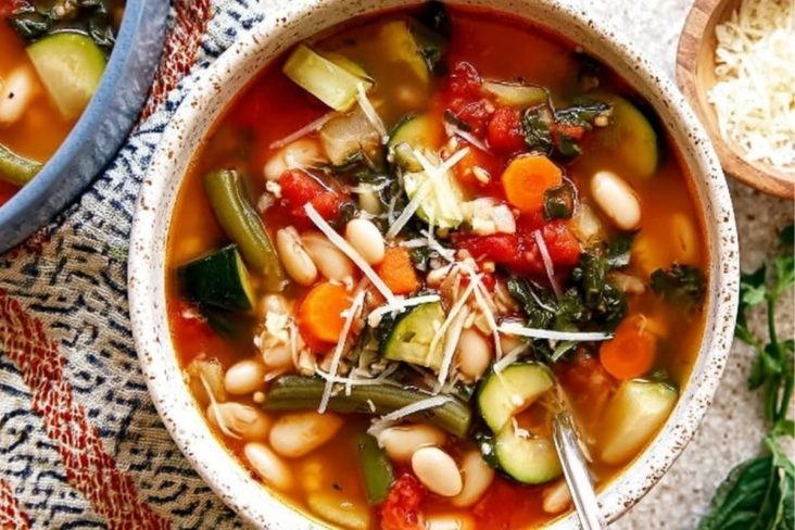Easy & Healthy Minestrone Soup
