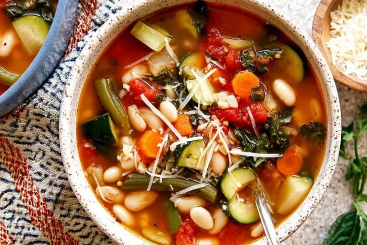 Easy & Healthy Minestrone Soup