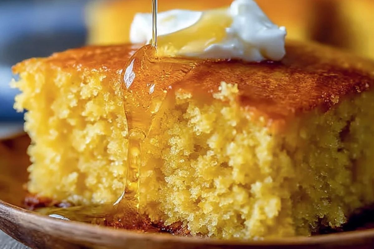 Fluffy Honey Cornbread
