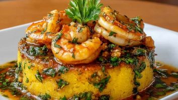 Garlic Shrimp Mofongo