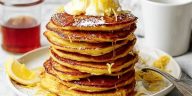 Lemon Ricotta Protein Pancakes