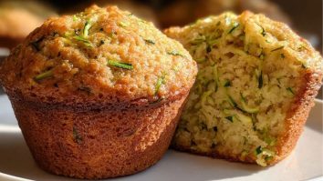 Moist Zucchini Muffins