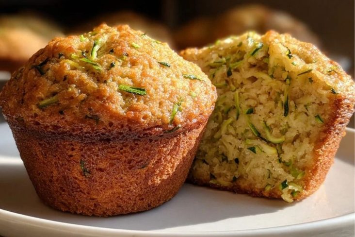 Moist Zucchini Muffins
