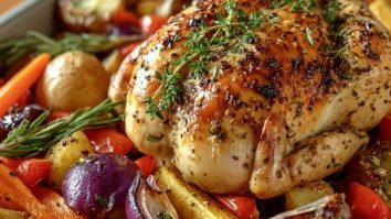 Roasted Garlic Chicken and Vegetables