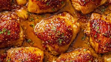 Sheet Pan Maple Glazed Chicken Thighs