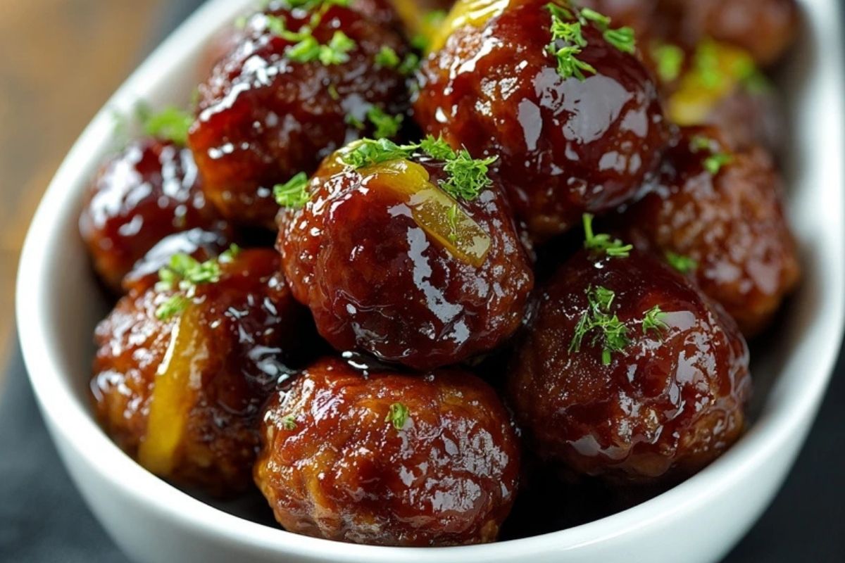 Slow Cooker Teriyaki Meatballs