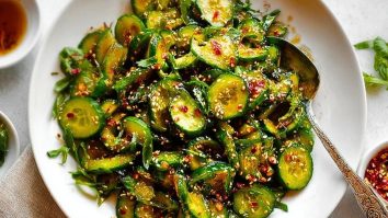 Smashed Asian Cucumber Salad
