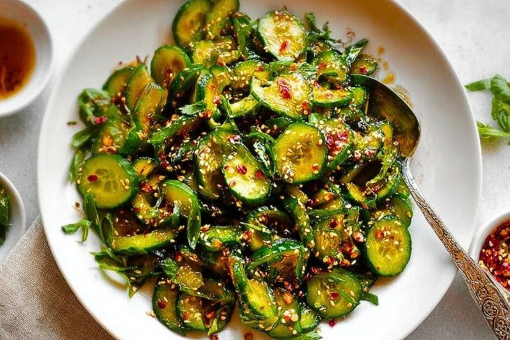 Smashed Asian Cucumber Salad