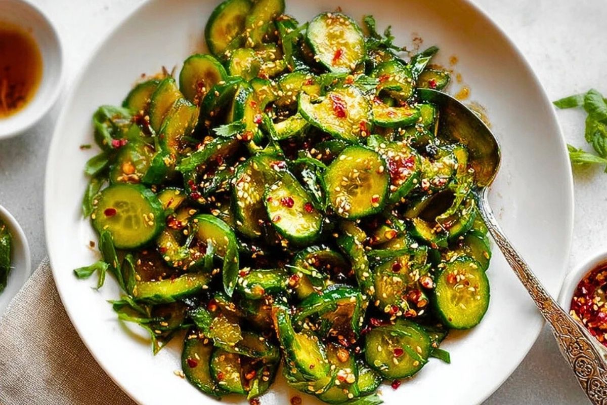 Smashed Asian Cucumber Salad