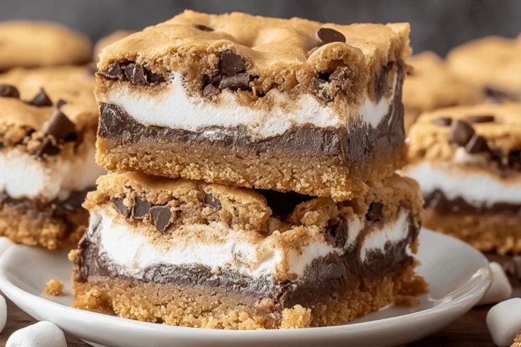 S'mores Cookie Bars