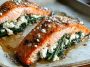 Spinach and Feta Stuffed Salmon