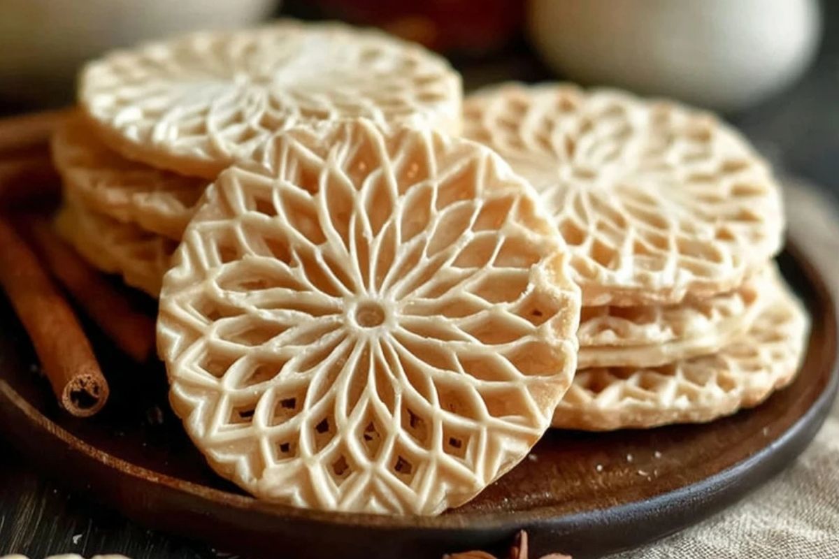 Anise Pizzelle Cookies