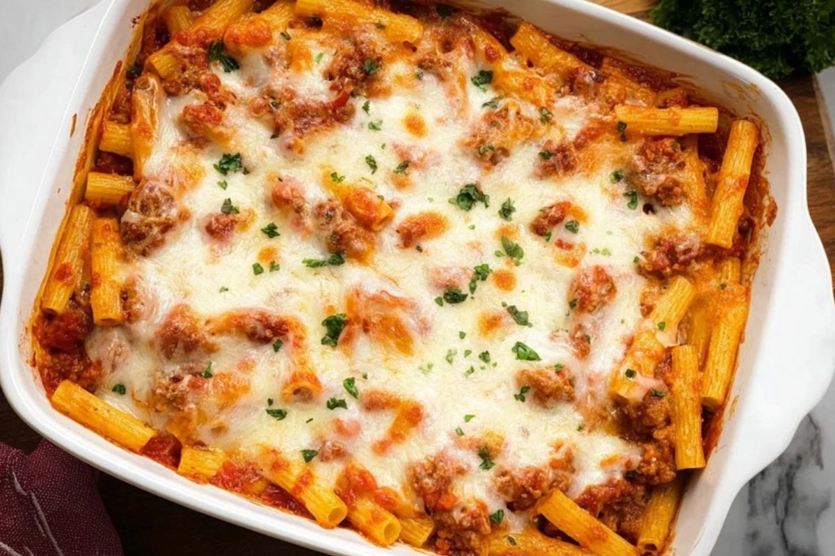 Cheesy-Baked-Ziti