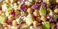Chickpea Cranberry Salad